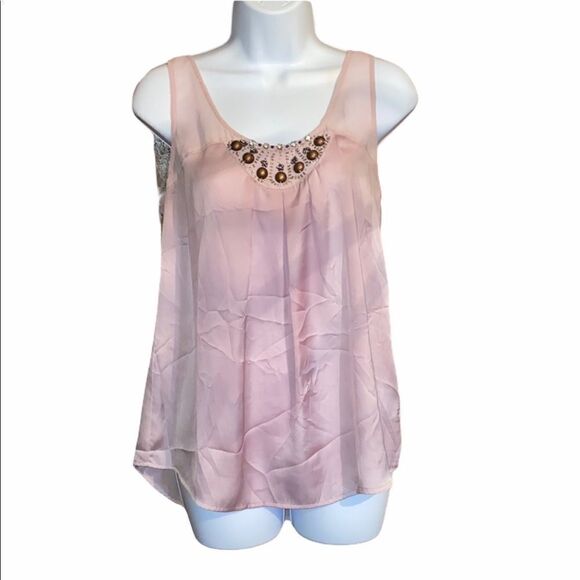 Express Size M Rose Tank - Picture 1 of 6